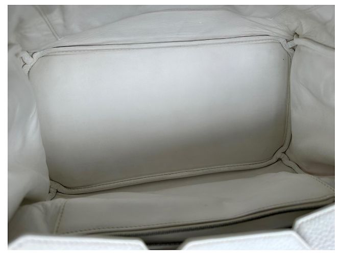 Borsa Hermès Birkin 35 in pelle Togo bianca Bianco - vista 5