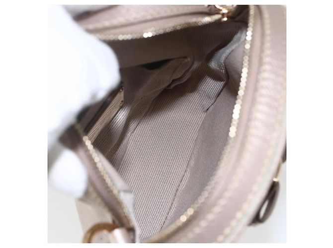 Borsa a Spalla Vala in Nylon Salvatore Ferragamo Beige - vista 5