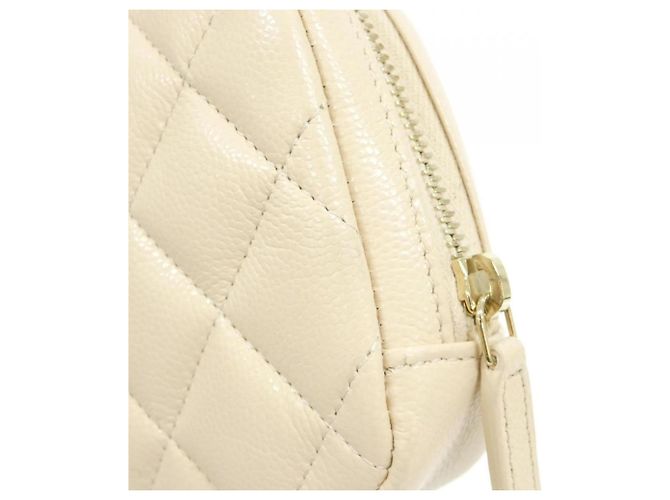 Timeless Pochette Chanel Linea Classica Senza Tempo 80909 Beige - vista 5