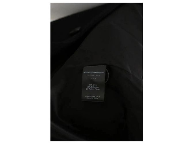 Margaux Lonnberg Abrigo de lana negro - vista 6