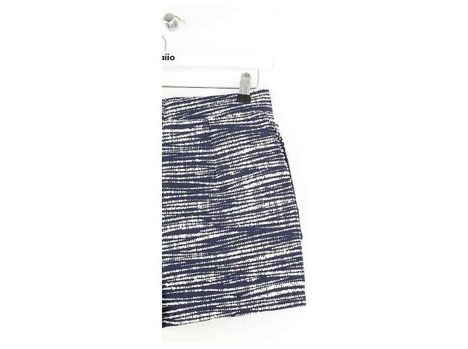 Louis Vuitton Mini shorts de algodão azul - vista 3