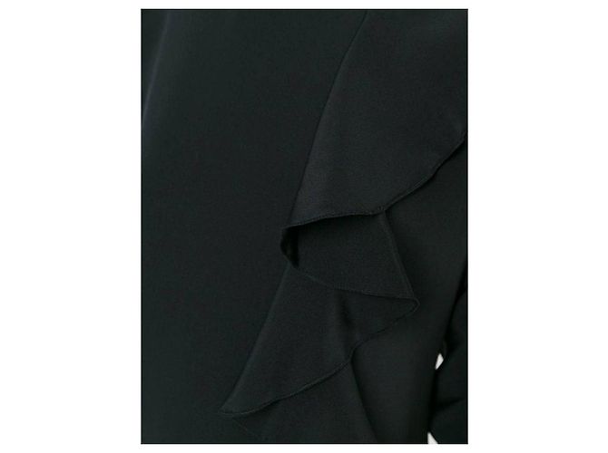 Abito in seta nera Guy Laroche Nero - vista 5