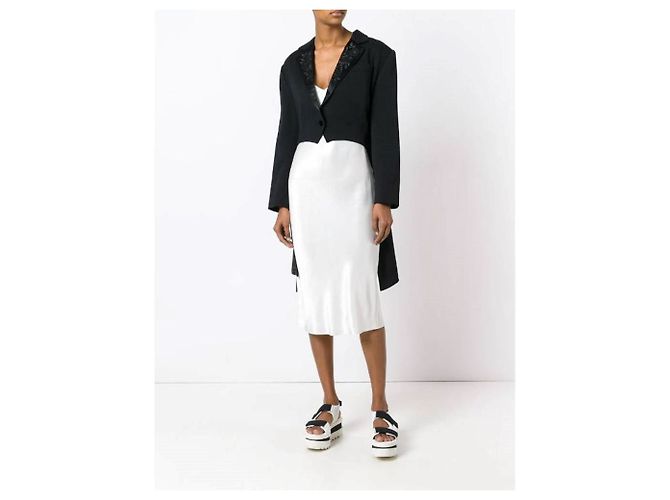 Blazer corto de lana negra Kenzo Negro - vista 2