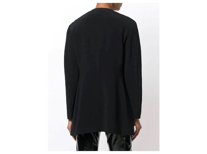Giacca aperta nera Moschino Nero - vista 3