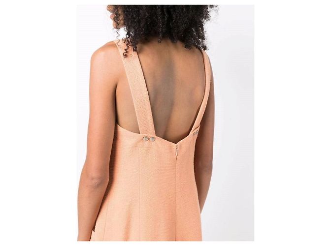 Chanel Pfirsichorange Kleid Angeln - Ansicht 5