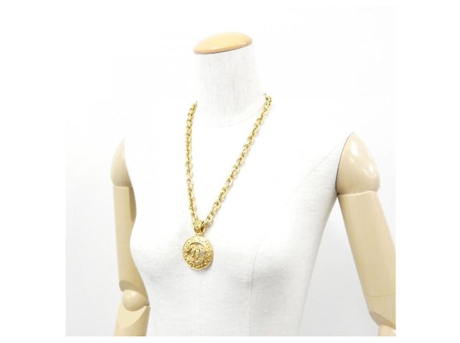 Collana Chanel con pendente dorato D'oro - vista 5
