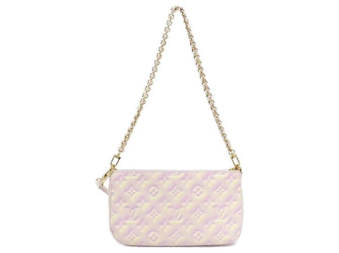 Louis Vuitton Monogram Empreinte Multi Pochette Accessori Rosa - vista 2