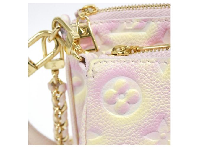 Louis Vuitton Monogram Empreinte Multi Pochette Accessori Rosa - vista 4