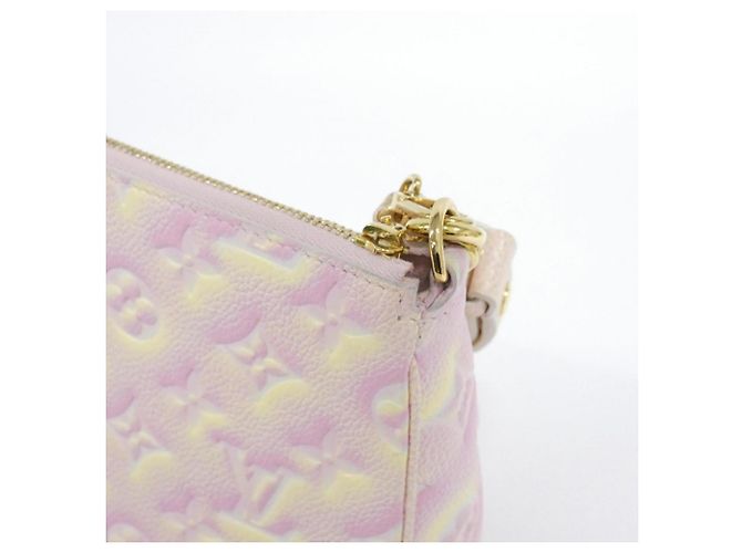 Louis Vuitton Monogram Empreinte Multi Pochette Accessori Rosa - vista 5