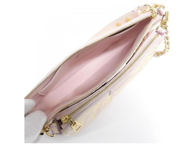 Louis Vuitton Monogram Empreinte Multi Pochette Accessori Rosa - vista 7