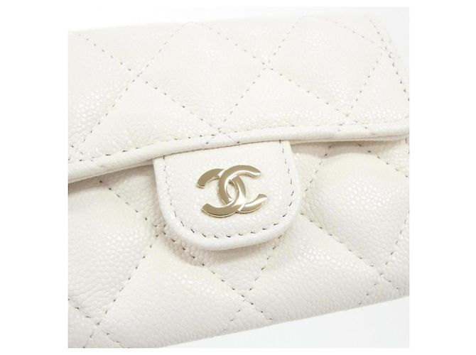 Timeless Chanel Zeitlose Klassik Linie AP0238 Ketten-Clutch Weiß - Ansicht 4