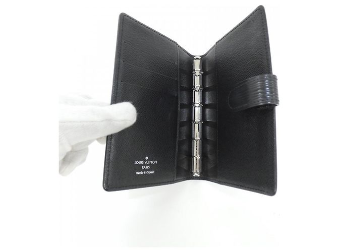 Louis Vuitton Epi Agenda PM Organizer Black - view 7