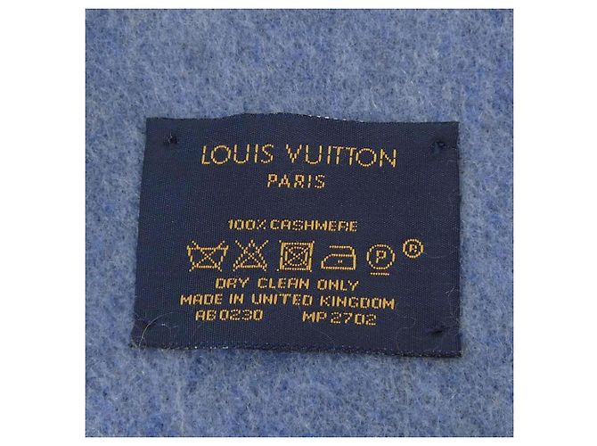 Sciarpa Damier Giant Wave di Louis Vuitton Blu Blu navy - vista 3
