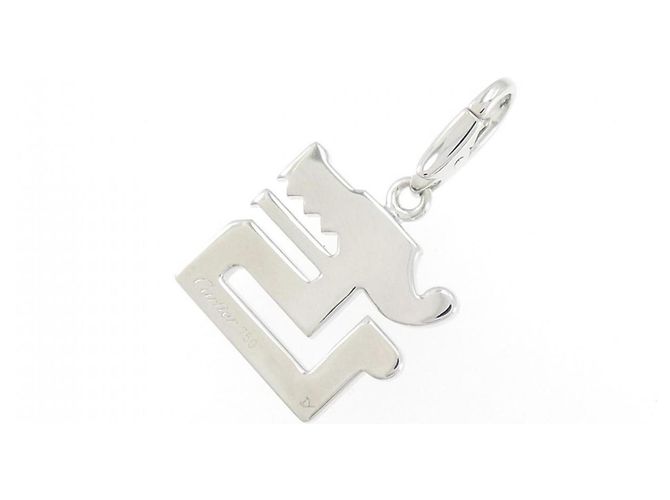 Pendente Drago Cartier in Oro Bianco 18K - vista 2