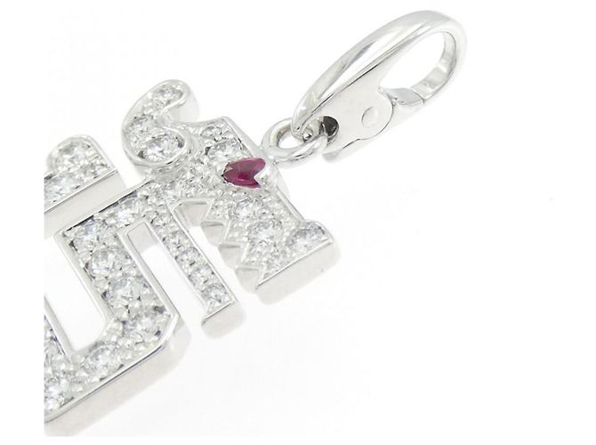 Pendente Drago Cartier in Oro Bianco 18K - vista 3