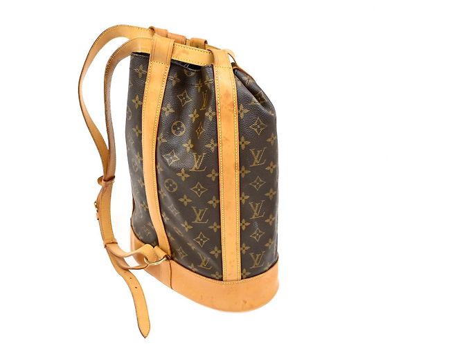 Zaino Randonnee Monogram in Canvas PM Louis Vuitton Marrone - vista 4