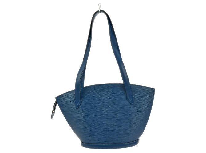 Louis Vuitton Saint Jacques Handbag Epi Leather PM Blue - view 2