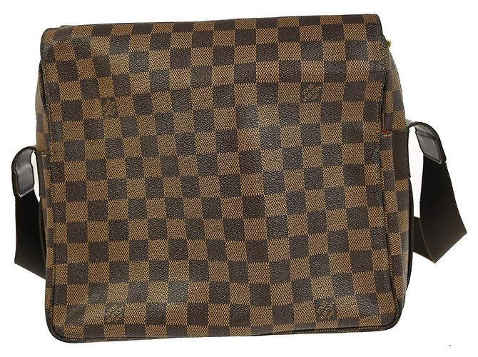 Borsa a mano Naviglio Damier Louis Vuitton Marrone - vista 2
