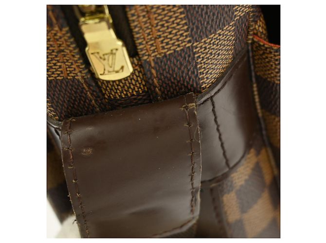 Borsa a mano Naviglio Damier Louis Vuitton Marrone - vista 5