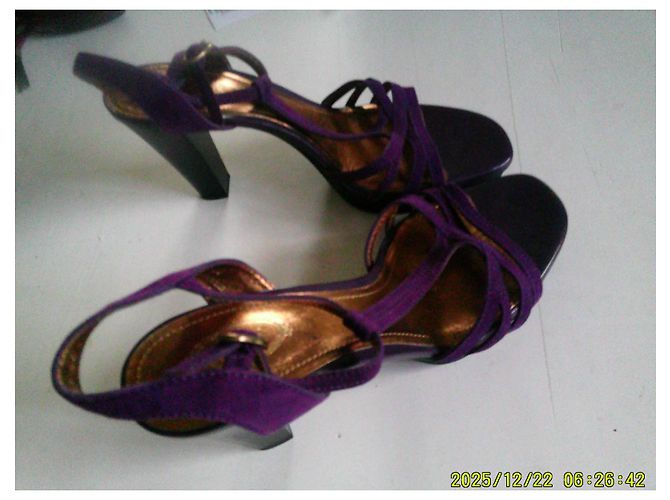 Décolleté Tod's in camoscio viola Porpora - vista 2