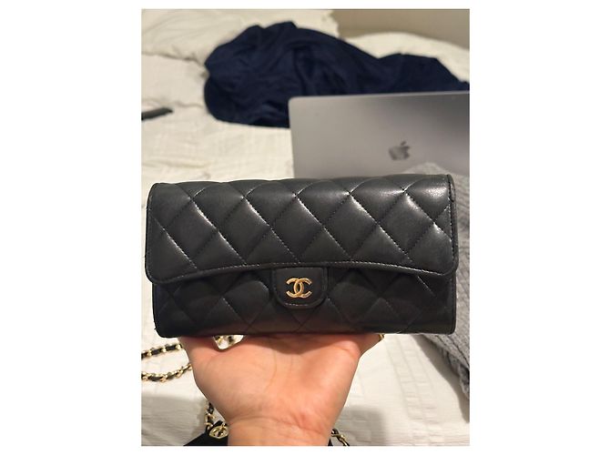 Wallet On Chain Chanel Purses, wallets, cases Black - view 11
