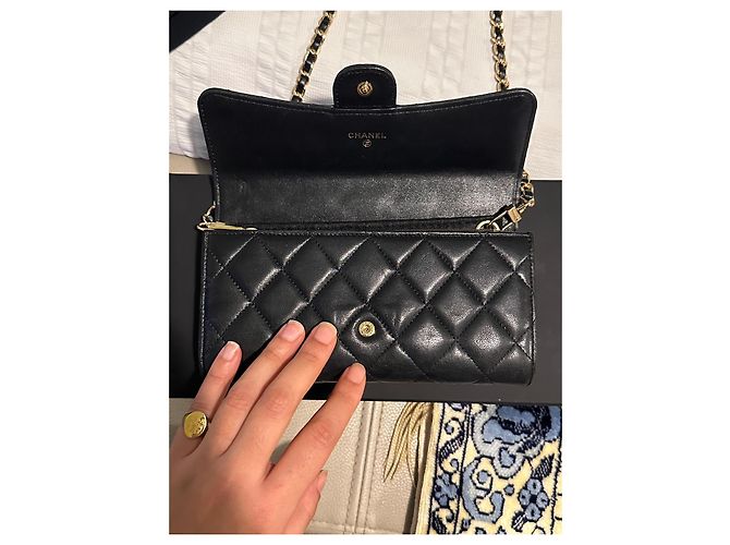 Wallet On Chain Chanel Purses, wallets, cases Black - view 5