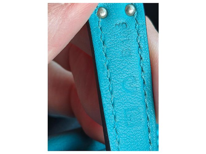 Hermès Birkin 25 Blue Leather - view 11