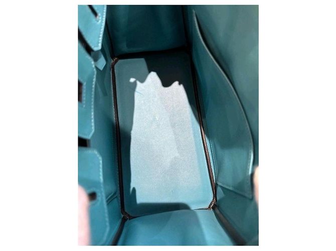 Hermès Birkin 25 Blue Leather - view 5