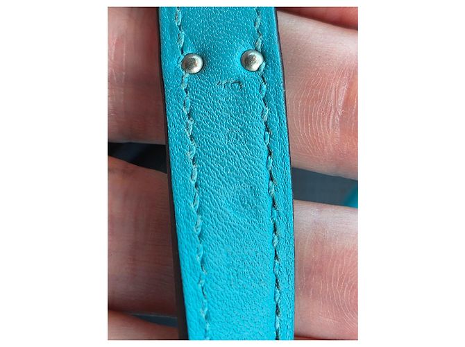 Hermès Birkin 25 Blue Leather - view 9