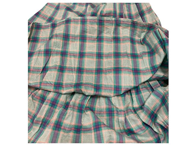Autre Marque Vestido Largo Docking MUVEIL Blanco Verde - vista 5