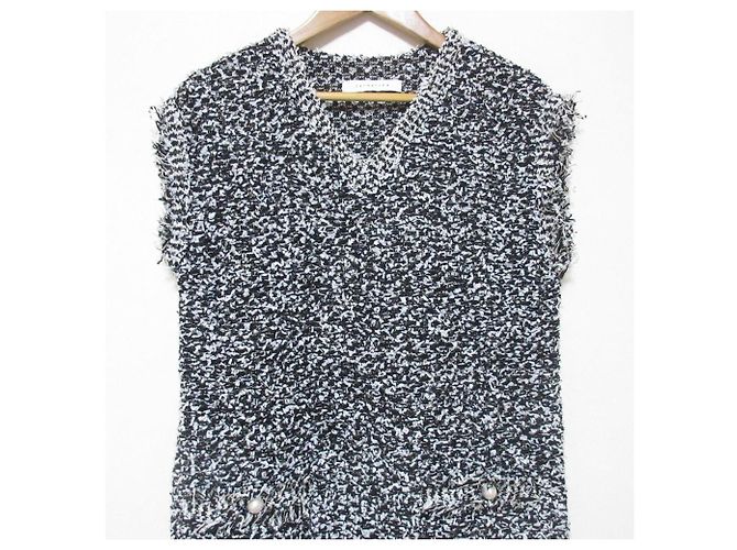 Autre Marque Vestido sin mangas de tweed Yonetomi ESTNATION - vista 3