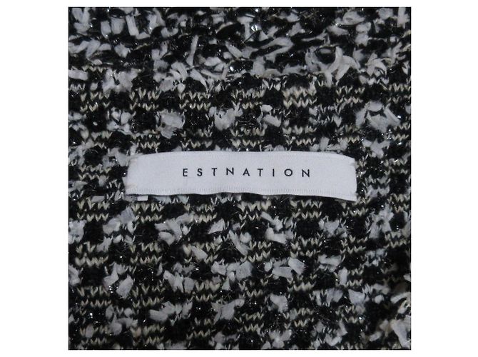 Autre Marque Vestido sin mangas de tweed Yonetomi ESTNATION - vista 7