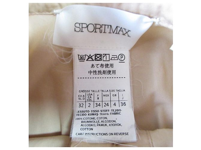 Max Mara Abito Camicia a Maniche Corte SPORTMAX Beige - vista 6
