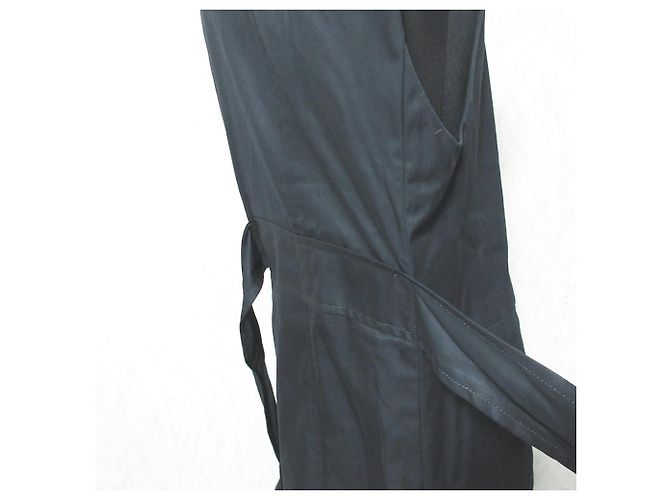 Autre Marque BEAUTY&YOUTH UNITED ARROWS Chaleco Largo de Algodón Negro - vista 5