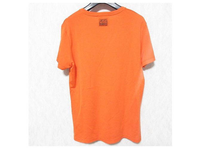 Autre Marque T-shirt a maniche corte con scollo a V Etro Arancione - vista 2