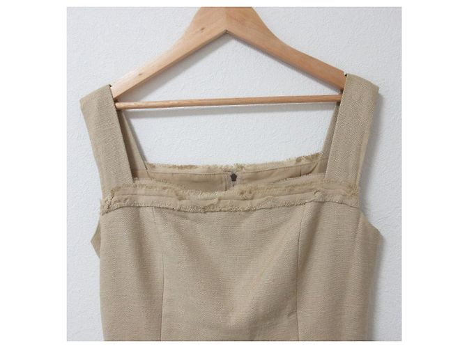 Autre Marque Abito in seta e lino FOXEY Beige - vista 3
