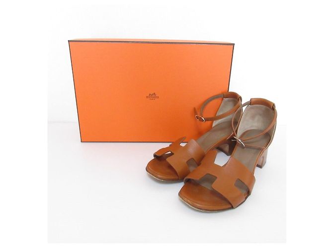 Hermès Hermes En Sandal35 Sandalen Braun - Ansicht 2
