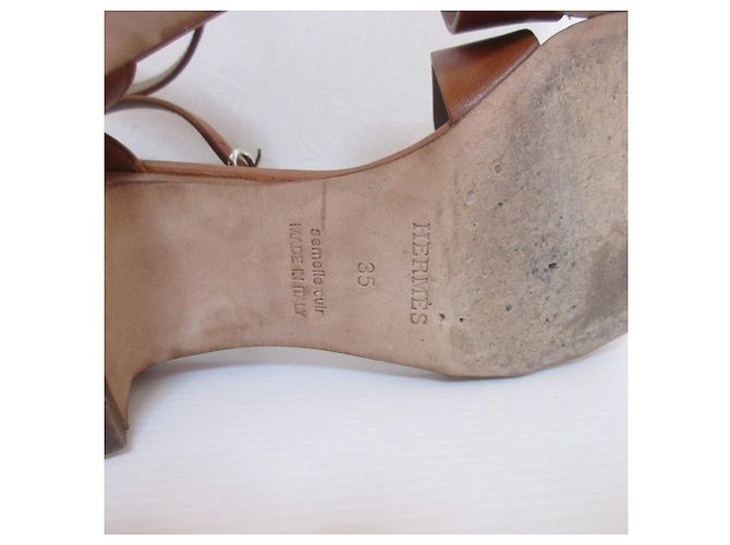 Hermès Hermes En Sandal35 Sandalen Braun - Ansicht 7