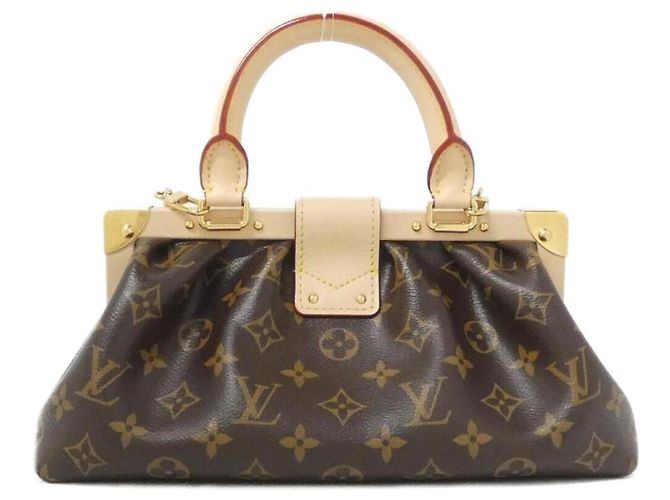 Borsa a mano clutch Monogram Louis Vuitton M46544 Marrone Monogramma - vista 2