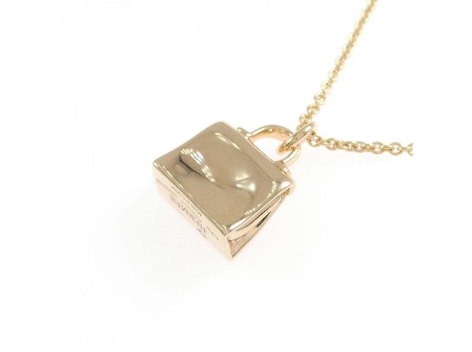 Hermès Colar Hermes Kelly 0,21CT Dourado - vista 4