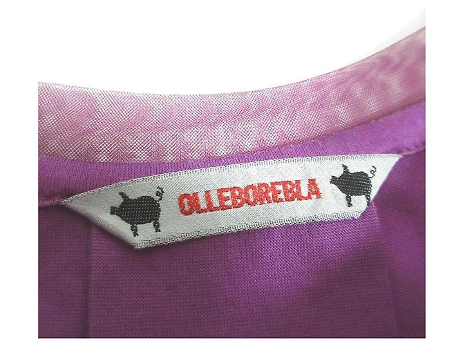 Autre Marque Top de mangas de encaje Alberobello Púrpura - vista 5