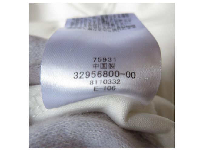 Autre Marque E Couture Cardigan Ricamato con Zip Pullover Giacca Bianco Bianco sporco - vista 8
