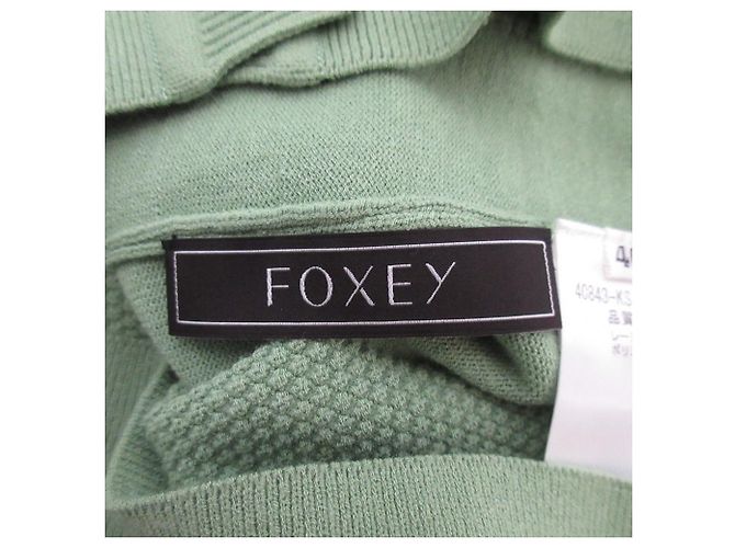 Autre Marque Crispy Strickjacke FOXEY Grün - Ansicht 7