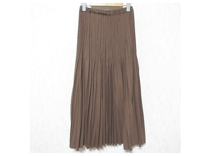 Autre Marque FALDA ACAMPANADA PLISADA PARIGOT PVM-0502-20AU-JAJ Castaño - vista 2