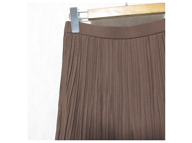 Autre Marque FALDA ACAMPANADA PLISADA PARIGOT PVM-0502-20AU-JAJ Castaño - vista 3