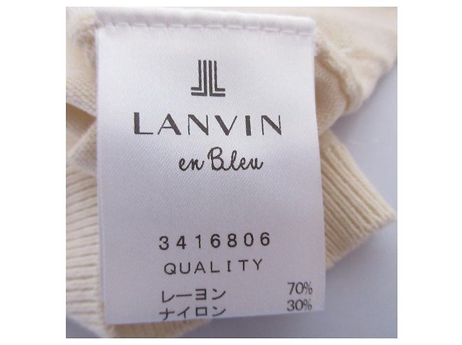 Cardigan Bijou LANVIN en Azul Blanco - vista 13