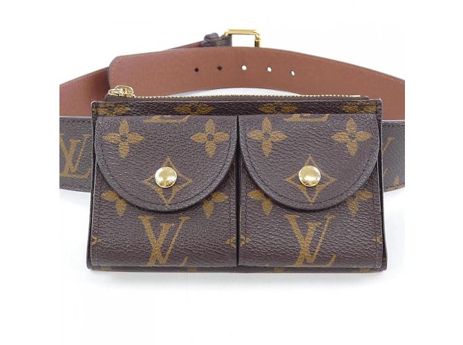 Cintura Pochette Duo Santur Louis Vuitton Marrone - vista 5