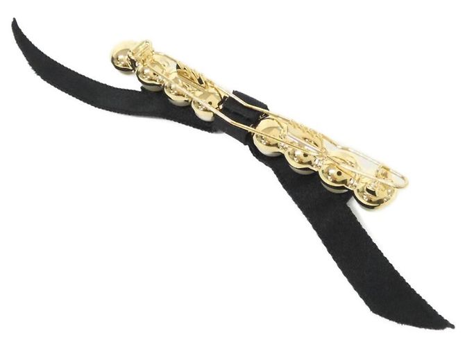 Fermaglio in satin Chanel AAA842 Nero - vista 2