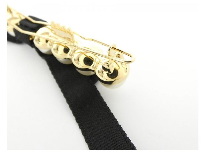 Fermaglio in satin Chanel AAA842 Nero - vista 3
