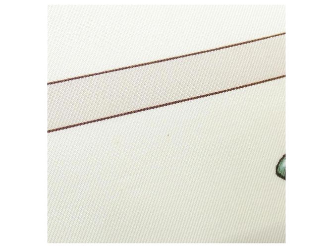 Silk In Hermès Hermès LA DANSE Quadrat-Schal Beige Roh - Ansicht 3